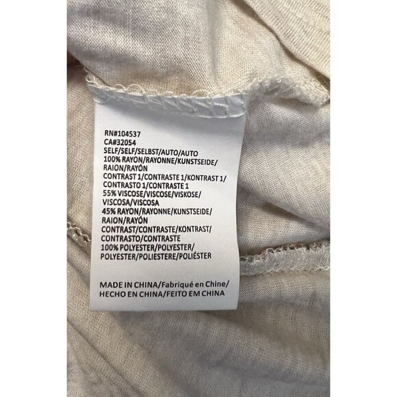 Anthropologie TINY Beige Sammi Sequin Floral Dolman Sleeve Boho Top/Blouse Med - Picture 10 of 10